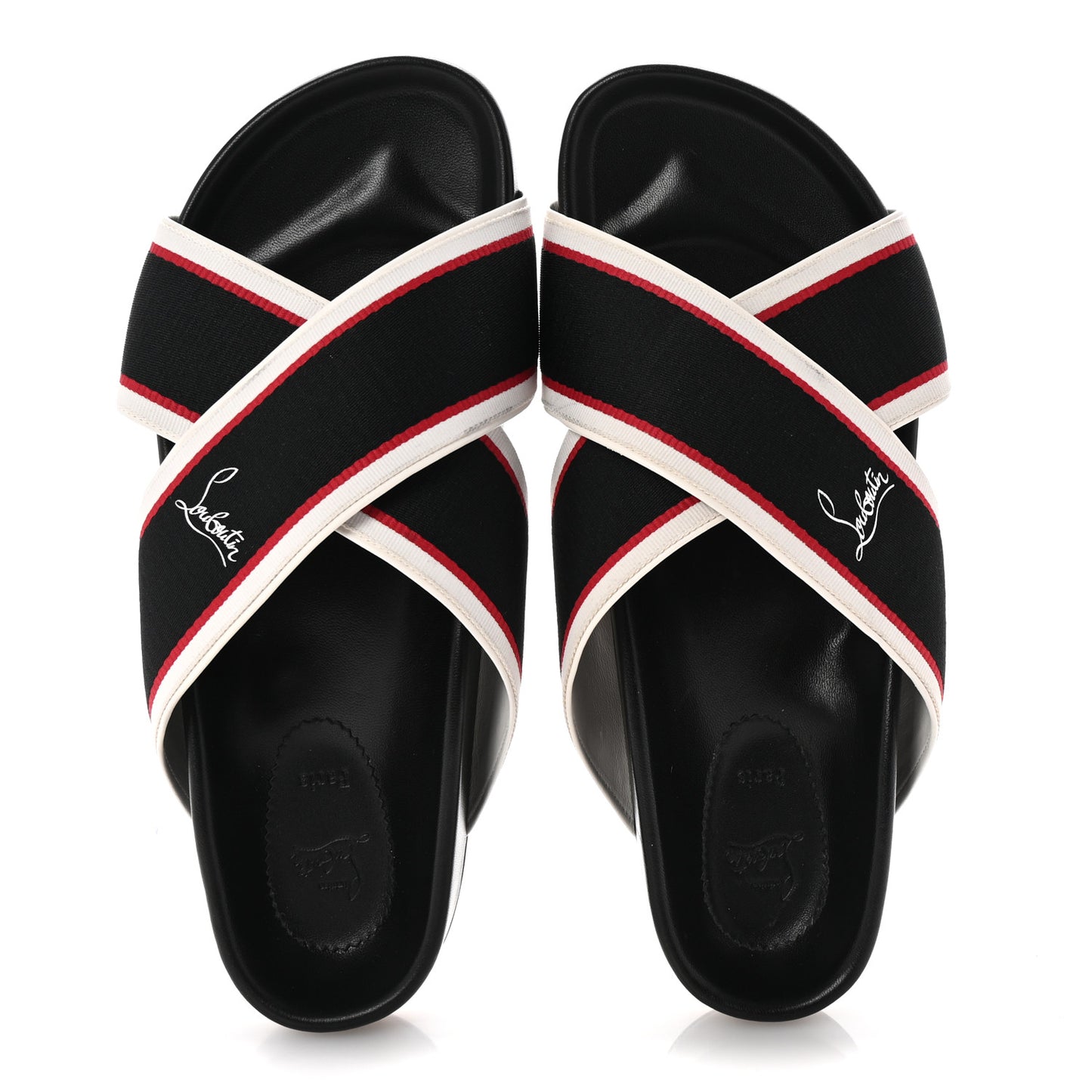 Canvas Calfskin Mens Hot Cross Bizz Sandals 43
