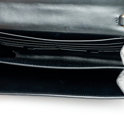 Tom Ford Semi Shiny Snakeskin 001 Chain Wallet Black 4 of 8