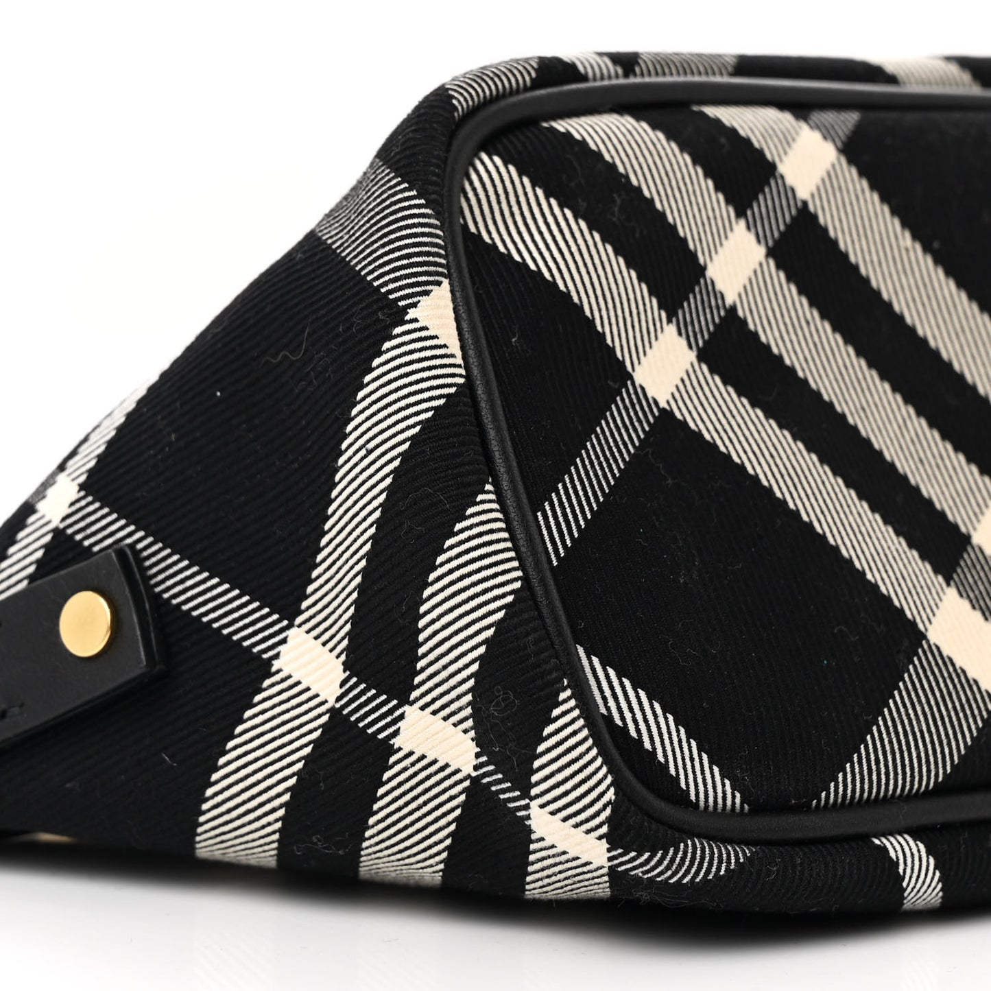 Essential Check Simple Baguette Black Calico