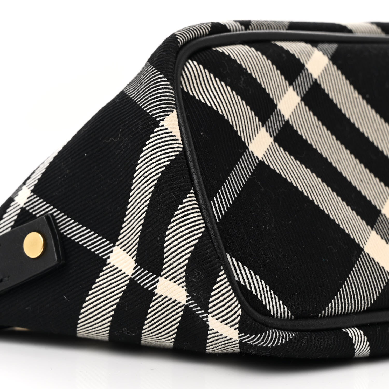 Burberry Essential Check Simple Baguette Black Calico 10 of 11