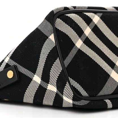 Burberry Essential Check Simple Baguette Black Calico 10 of 11