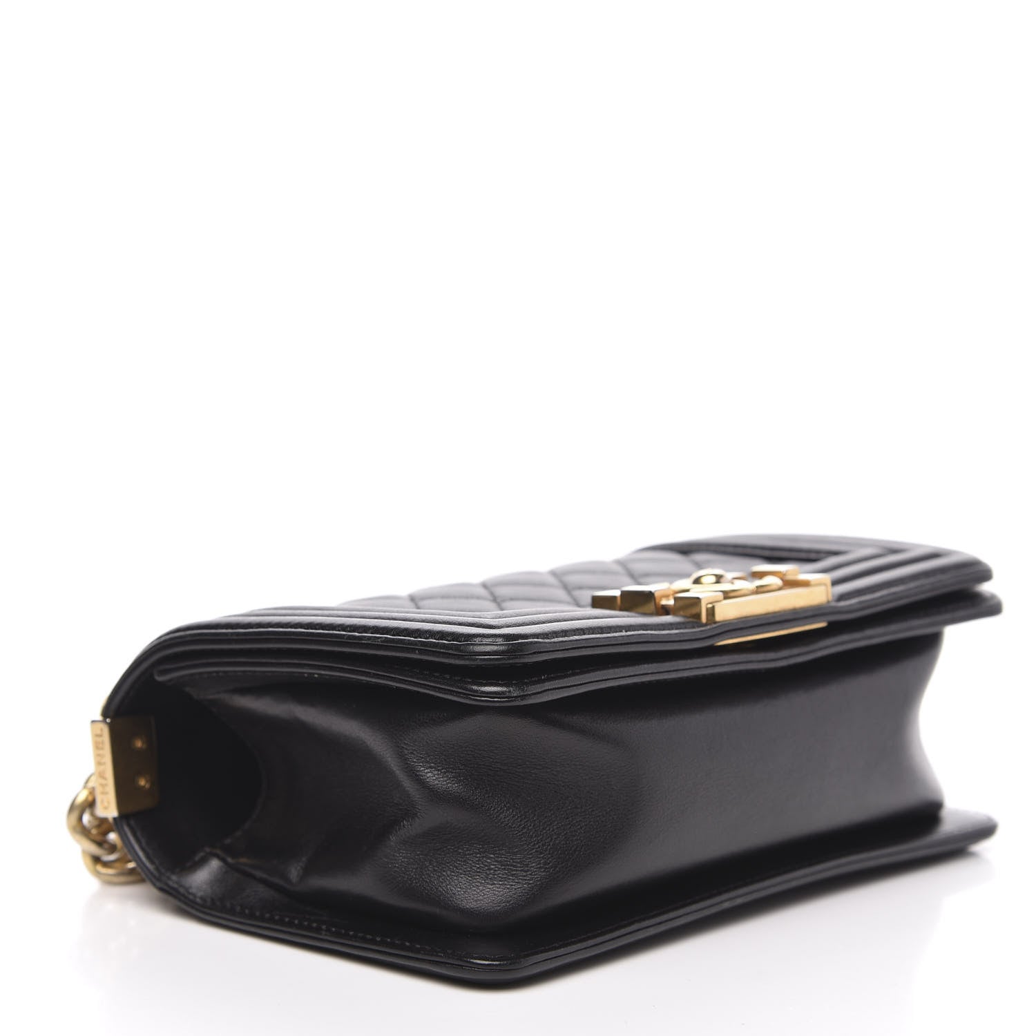 Chanel Lambskin Quilted Small Boy Flap Black 4 of 14
