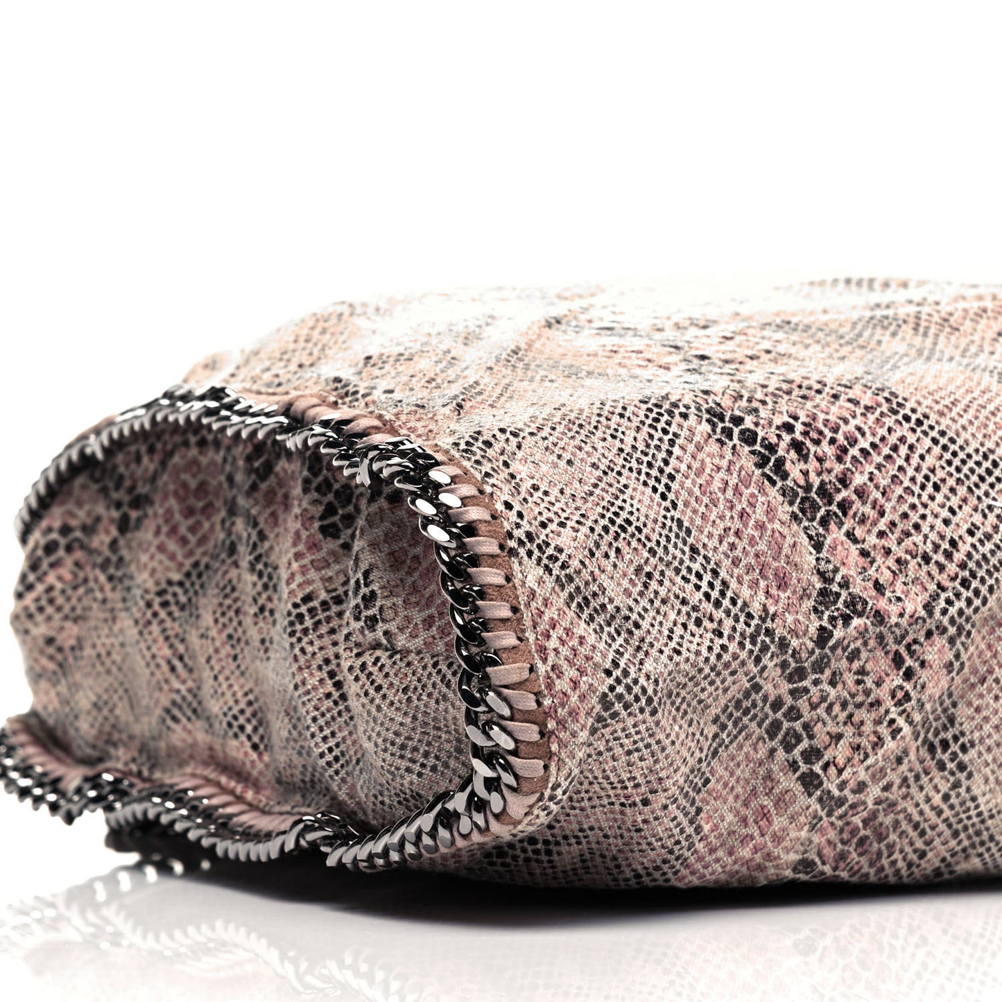 Eco Python Large Falabella Tote Camel