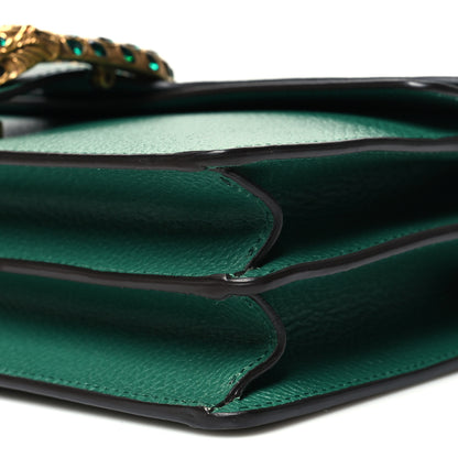 Gucci Pebbled Calfskin Small Dionysus Shoulder Bag Emerald 11 of 11