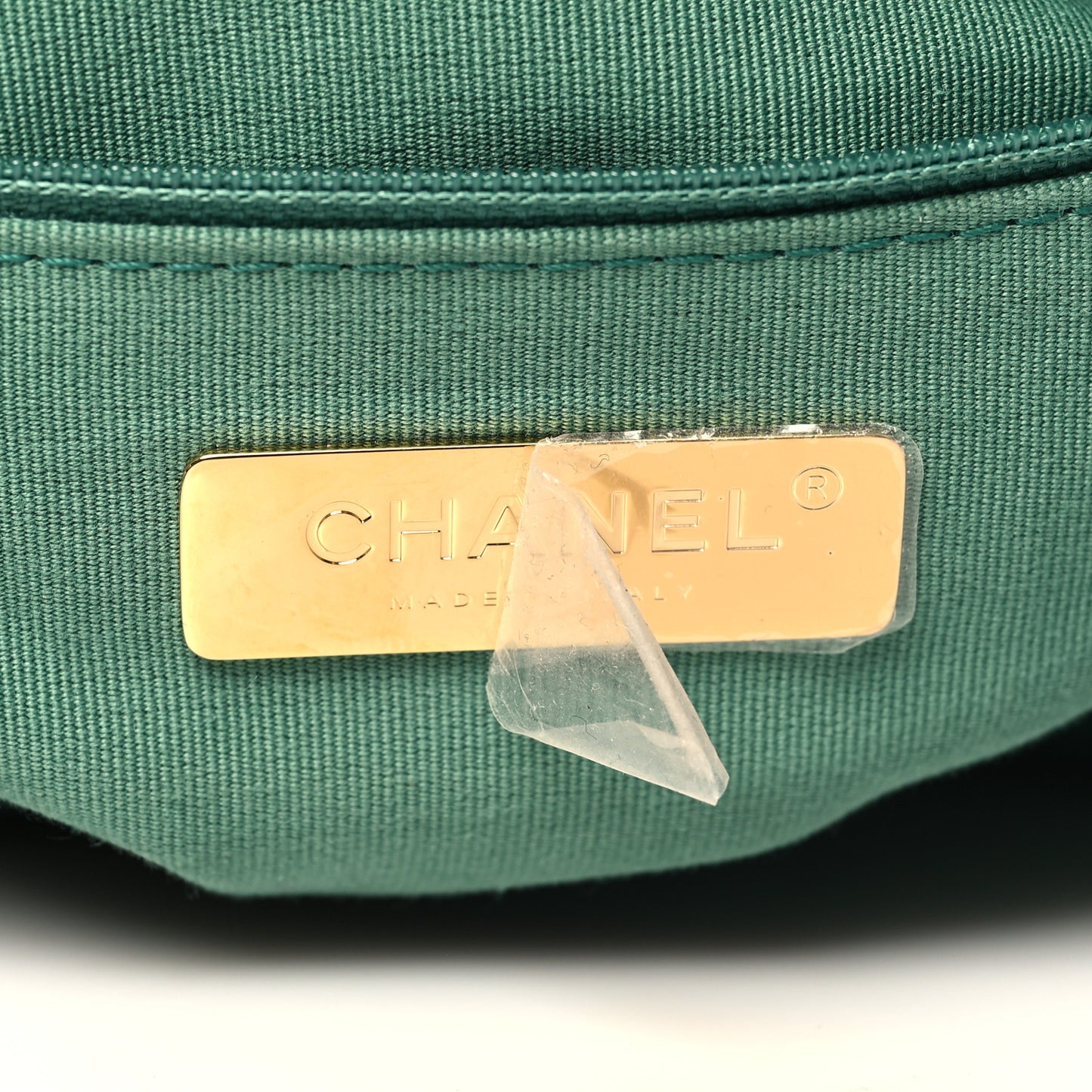Lambskin Quilted Medium Chanel 19 Flap Green