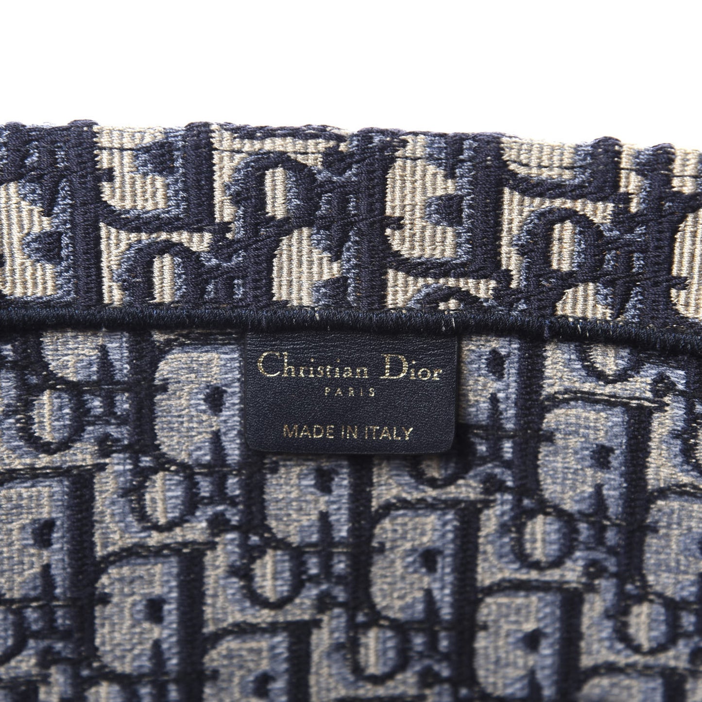 Oblique Book Tote Blue Multicolor