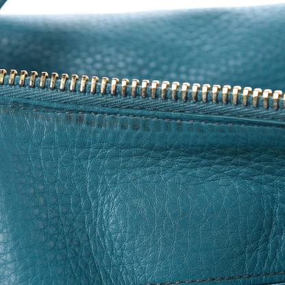 Prada Vitello Daino Shopping Tote Turchese 14 of 15