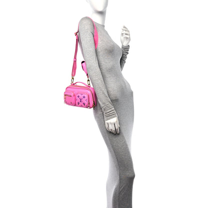 Louis Vuitton Calfskin Embossed Monogram Vuittamins Utility Crossbody Rose Violet 2 of 9