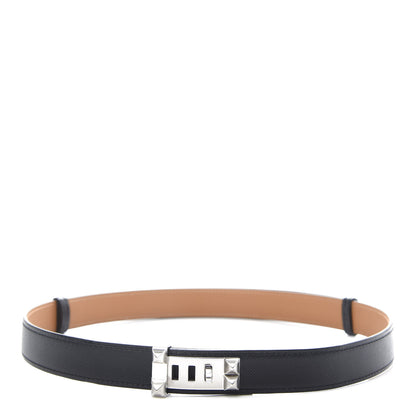 Hermes Madame Calfskin 24mm Collier De Chien Belt Black 1 of 7