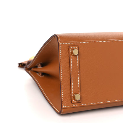 Hermes Epsom Birkin Sellier 25 Gold 8 of 10