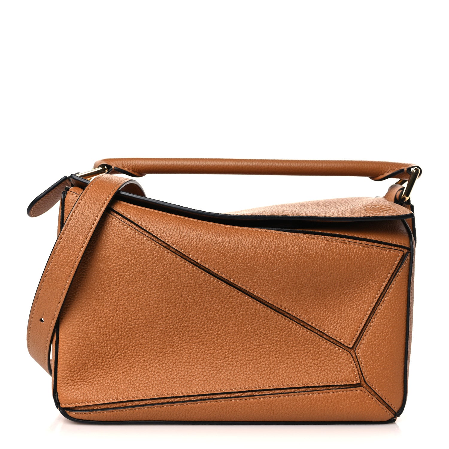 Loewe Soft Grained Calfskin Small Puzzle Bag Light Caramel 1 of 8