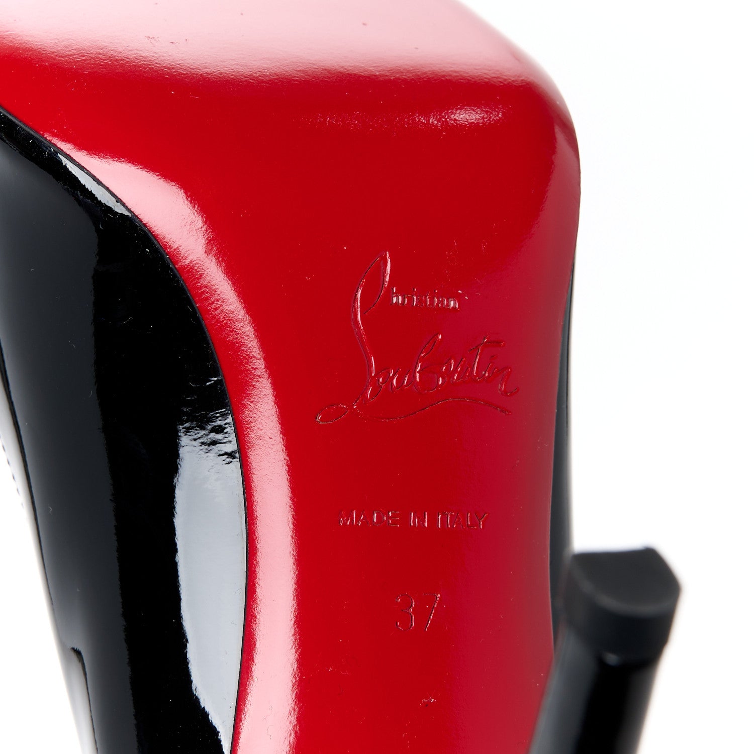 Christian Louboutin Patent Simple 100 Pumps 37 Black 6 of 9