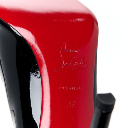 Christian Louboutin Patent Simple 100 Pumps 37 Black 6 of 9