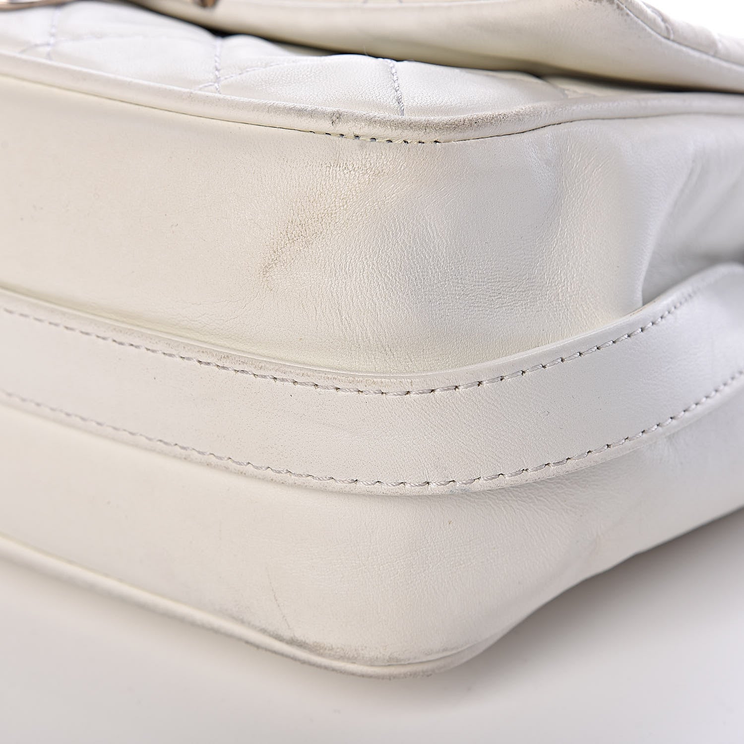 Chanel Lambskin Quilted Flap White 12 of 18