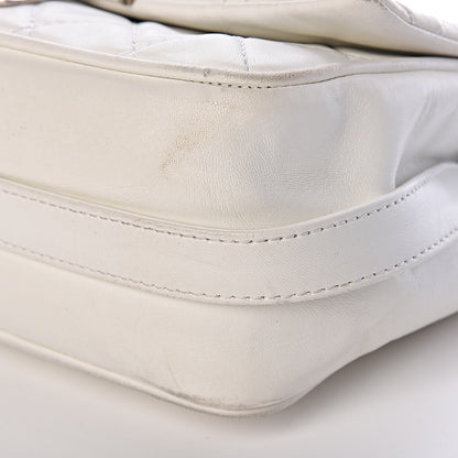 Chanel Lambskin Quilted Flap White 12 of 18