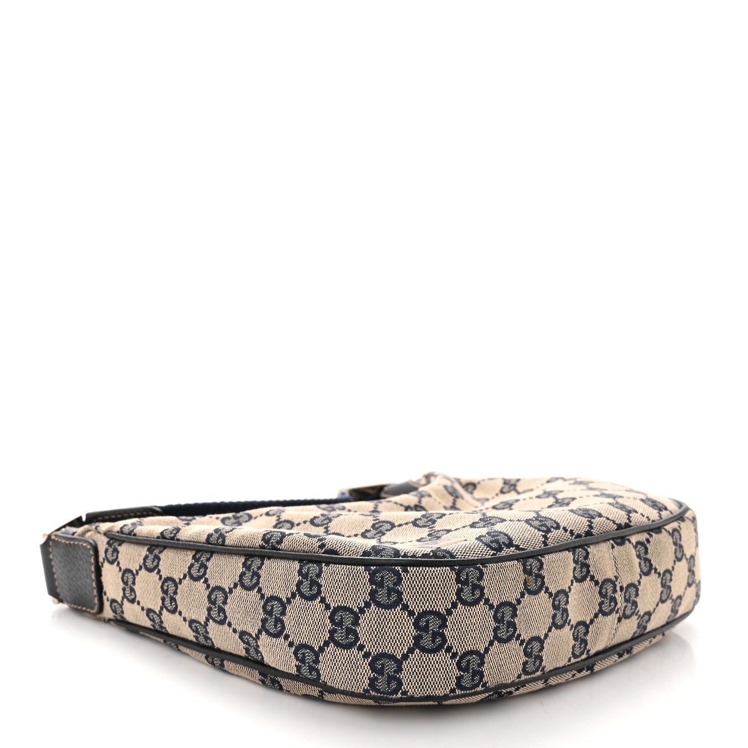 Gucci Monogram Web Small Pop Hobo Navy 4 of 10
