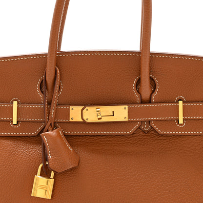 Hermes Togo Birkin 30 Gold 8 of 14