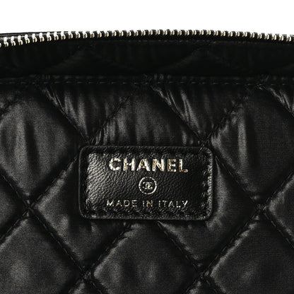 Chanel Lambskin Quilted Large Vanity Pouch Black 6 of 11