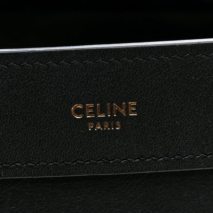 Celine Smooth Calfskin Nano Luggage Black 5 of 9