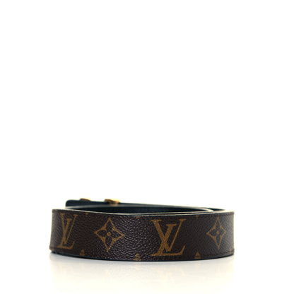 Louis Vuitton Calfskin Monogram 30mm LV Initiales Reversible Belt 85 34 Black 3 of 8