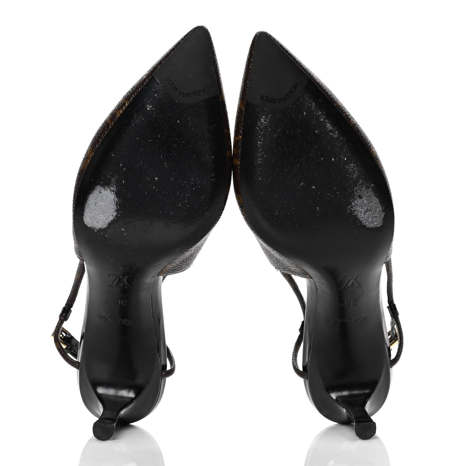 Louis Vuitton Monogram Cherie Slingback Pumps 36 7 of 9