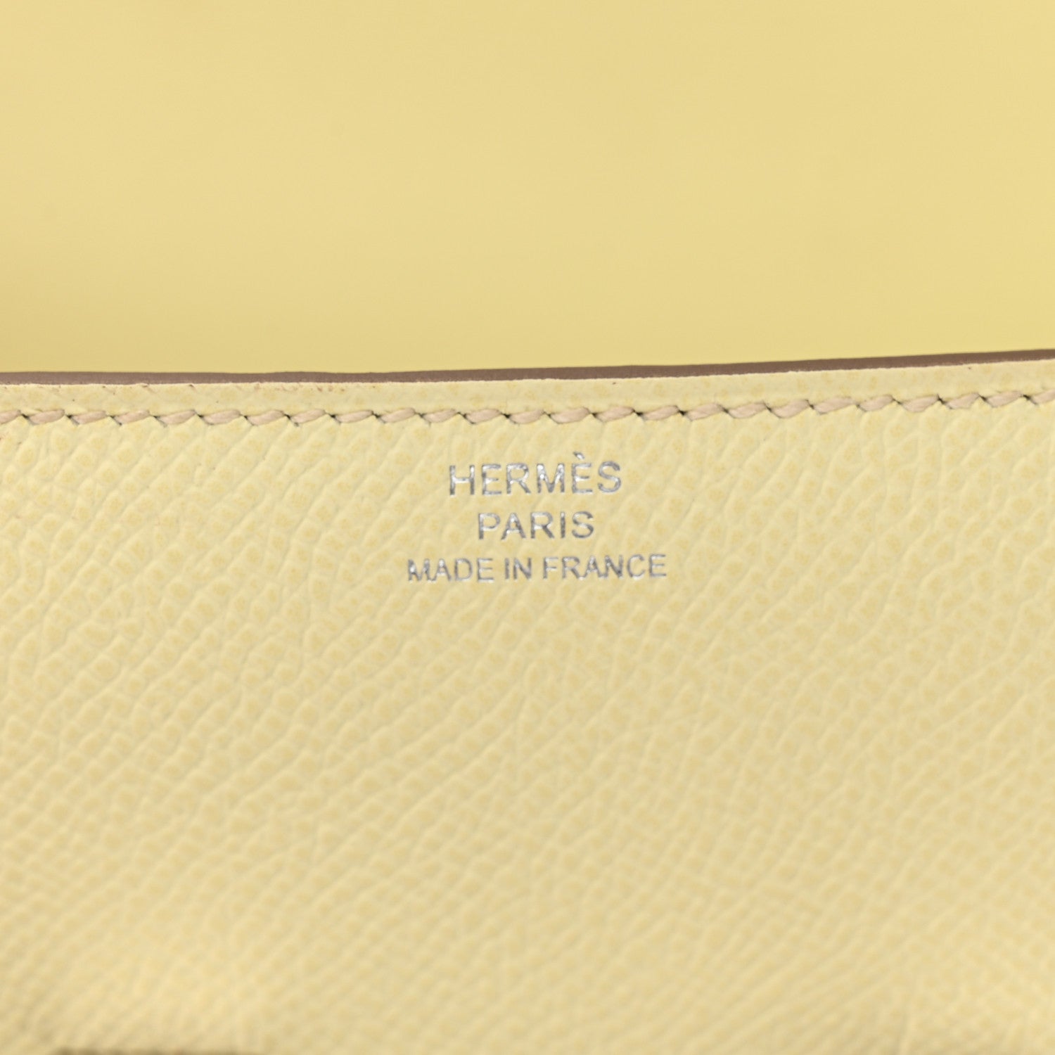 Hermes Epsom Constance 1-Elan Jaune Milton 7 of 11