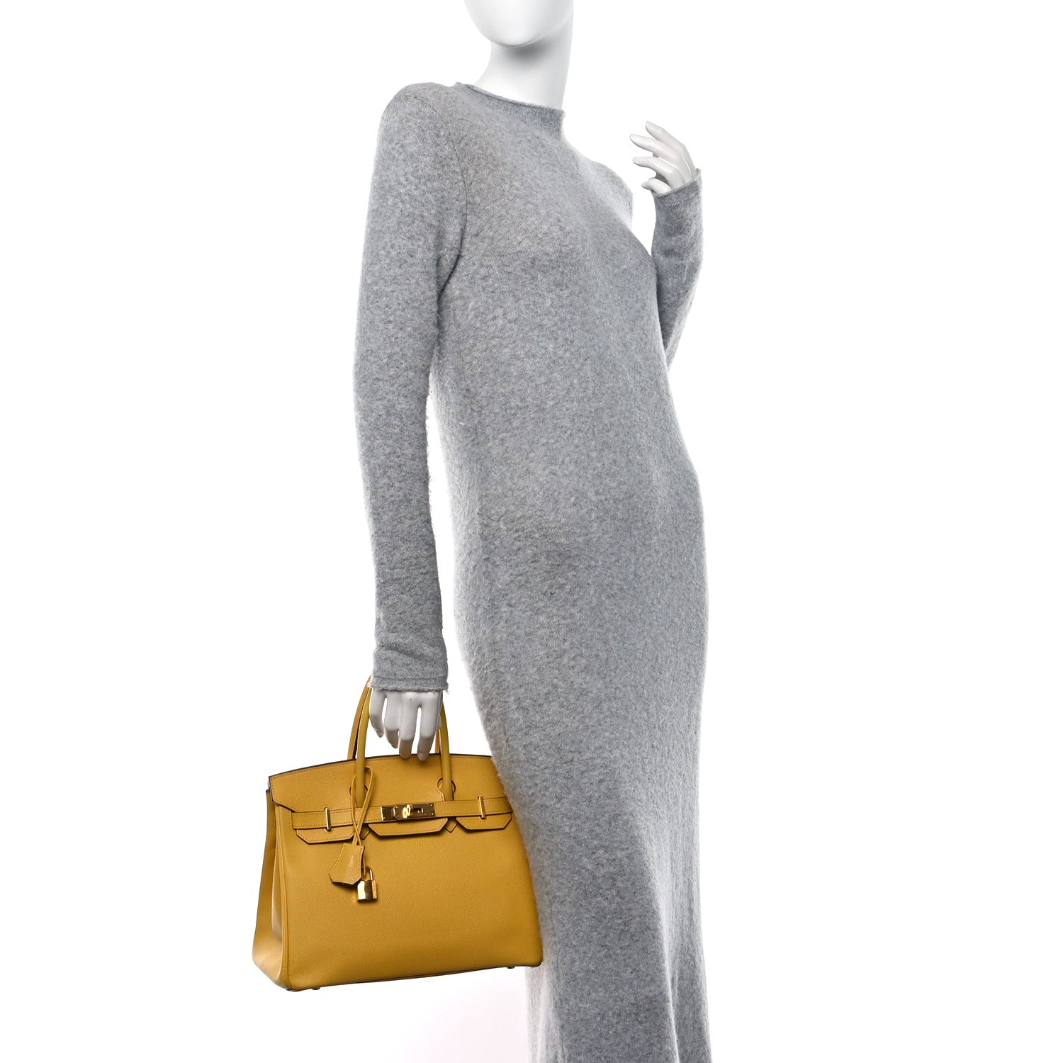 Hermes Epsom Birkin 30 Soleil 2 of 13