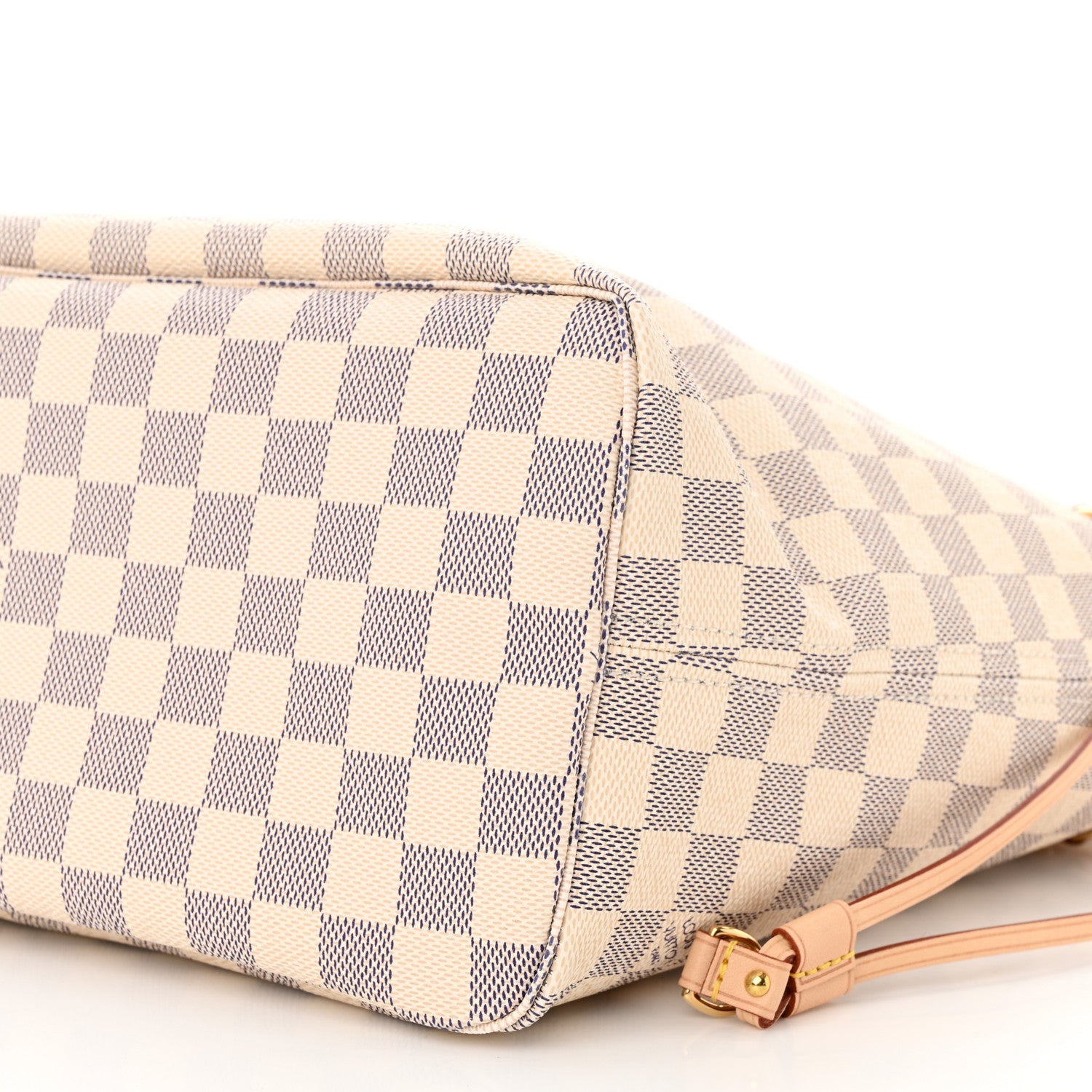 Louis Vuitton Damier Azur Neo Neverfull MM Rose Ballerine 10 of 11