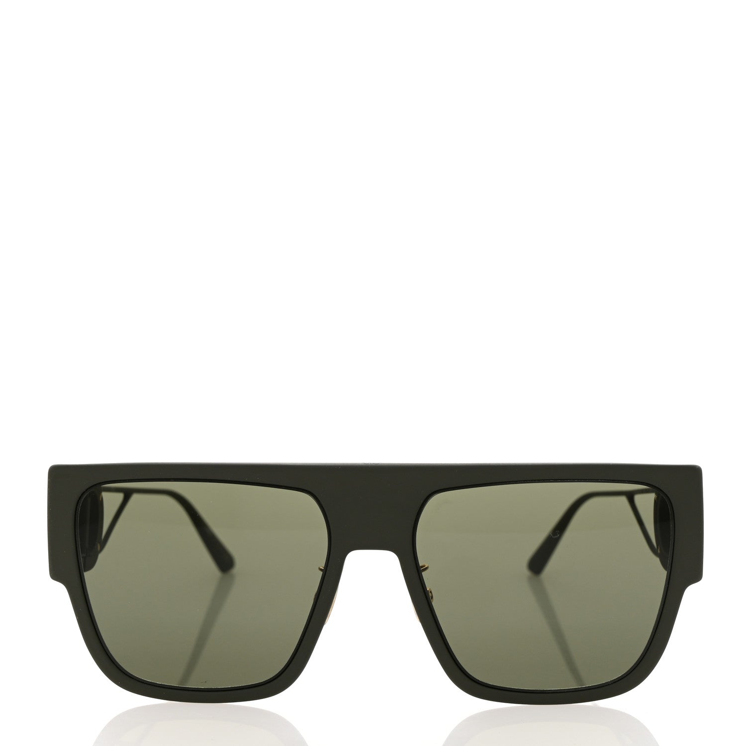 Christian Dior Acetate Square 30 Montaigne Sunglasses Matte Green 2 of 7