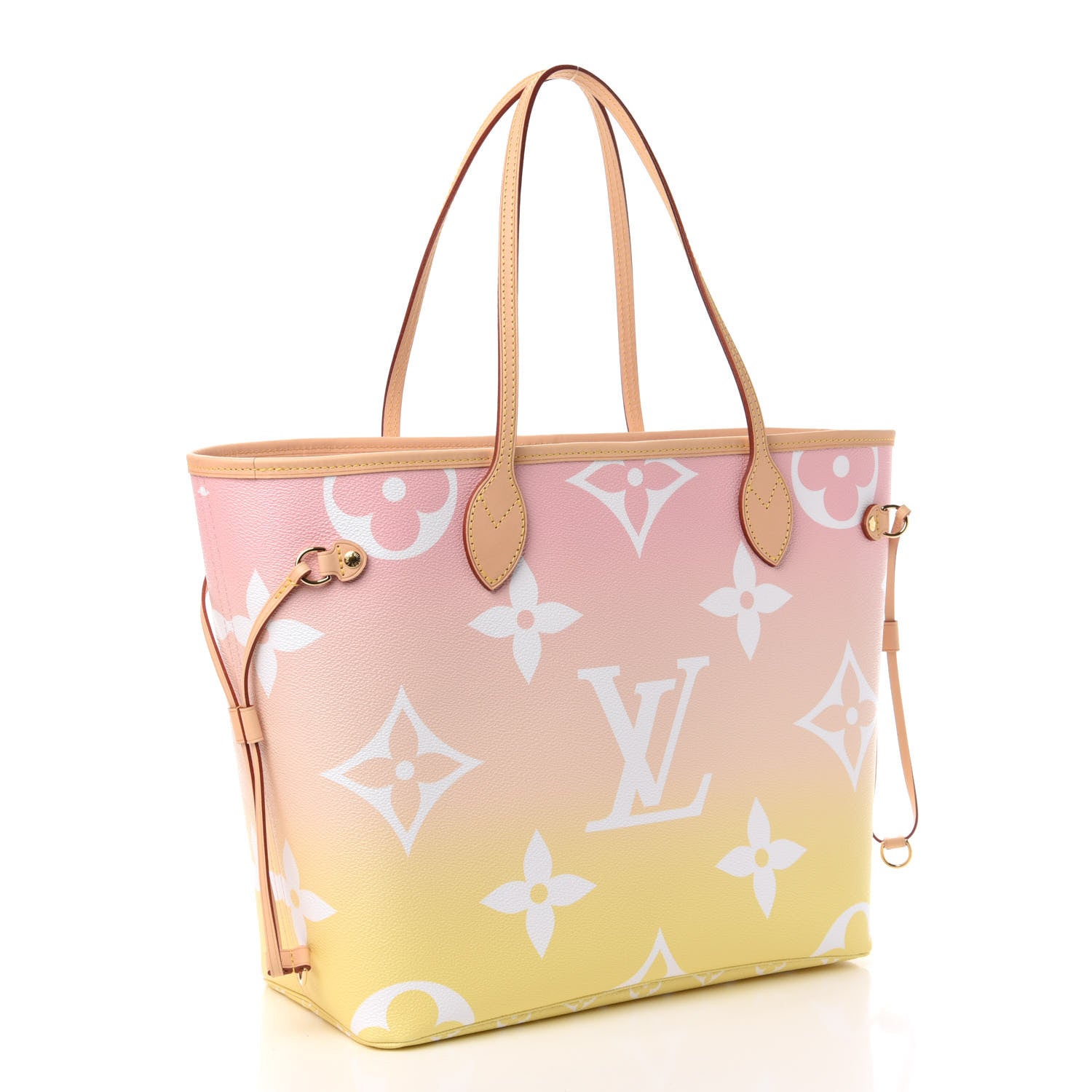 Louis Vuitton Monogram Giant By The Pool Neverfull MM Light Pink 3 of 10