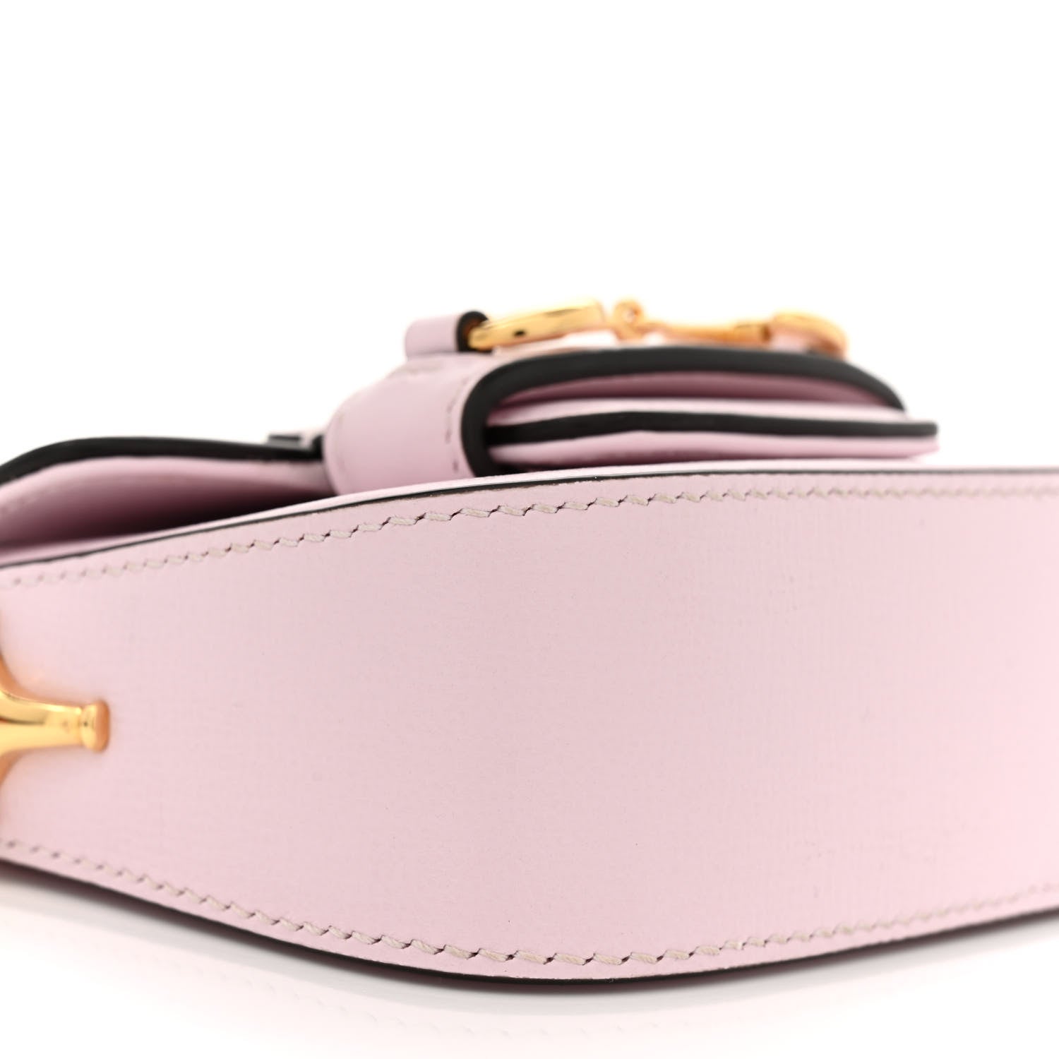Gucci Calfskin Horsebit 1955 Super Mini Crossbody Bag Light Pink 9 of 13