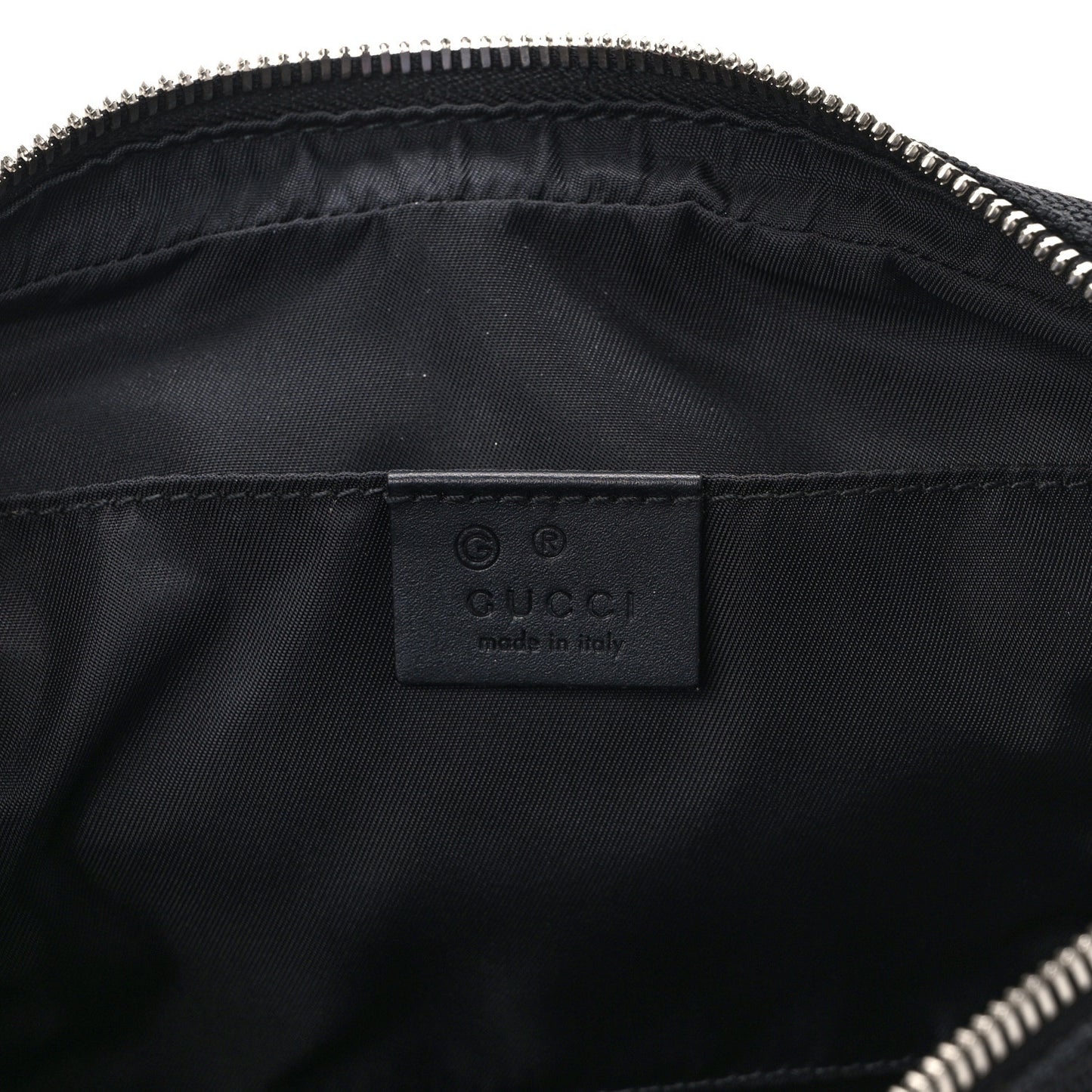 Canvas Web Slim Belt Bag Black