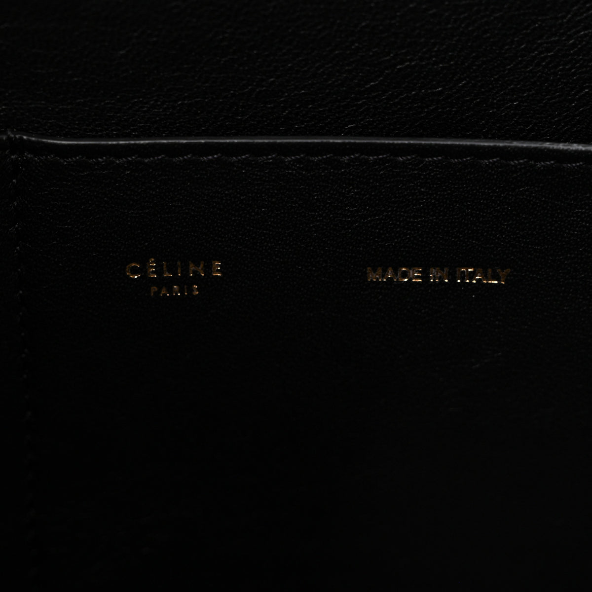 Celine Patent Suede Medium Trapeze Black 6 of 12