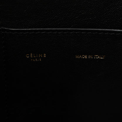 Celine Patent Suede Medium Trapeze Black 6 of 12