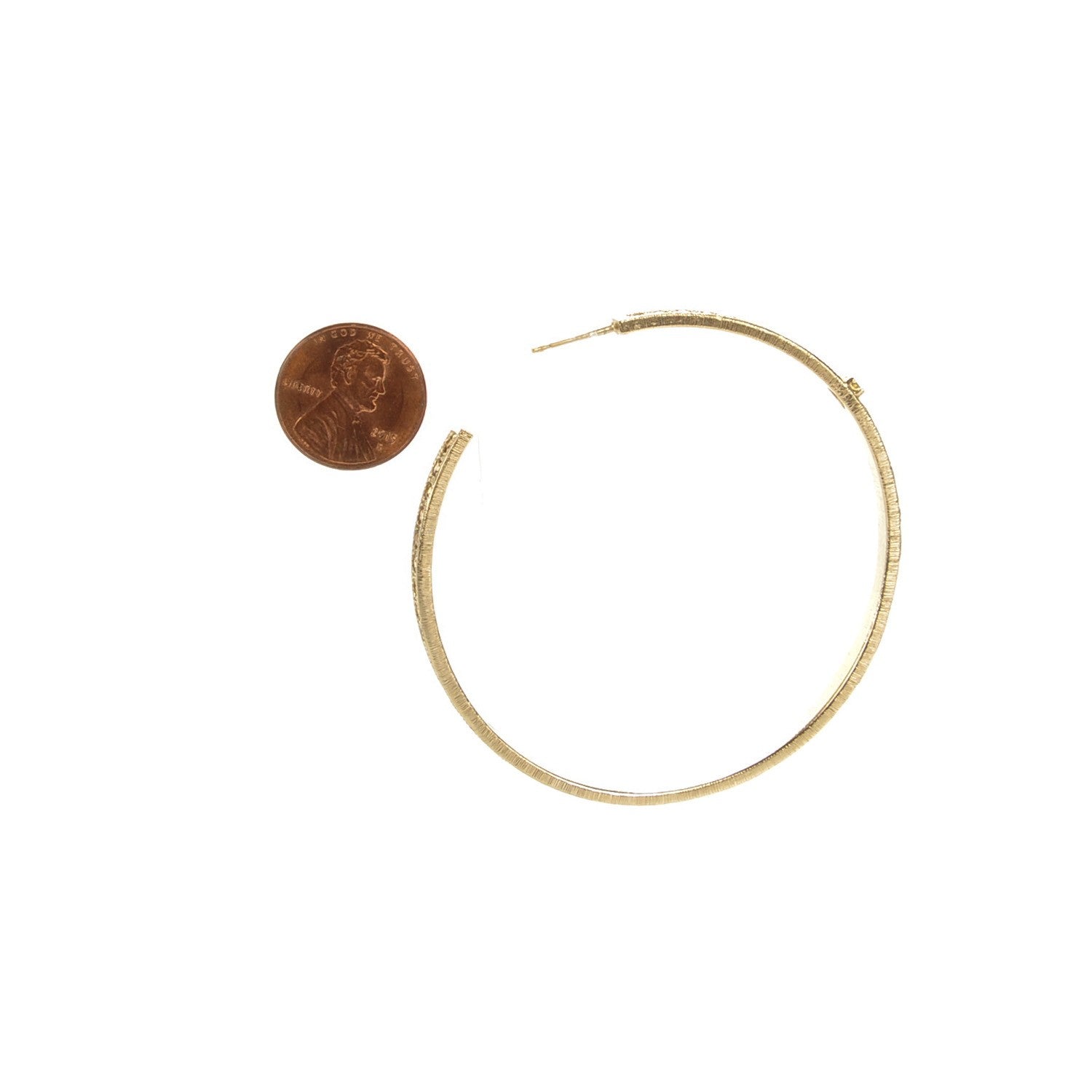 Chanel Crystal CC Hoop Earrings Gold Pale Pink 5 of 6