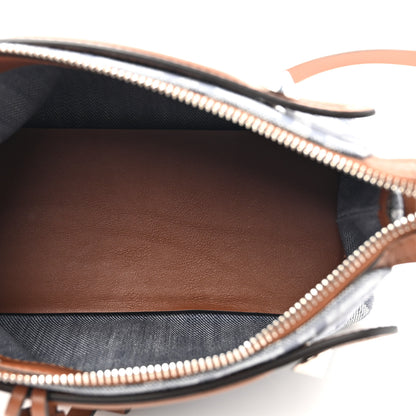 Fendi Denim Vitello Grace FF Mini By The Way Boston Bag  Blue 5 of 13