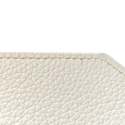 Hermes Taurillon Clemence Jypsiere 28 White 13 of 13