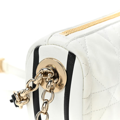 Christian Dior Lambskin Cannage Small Dior Vibe Hobo Bag White 12 of 12