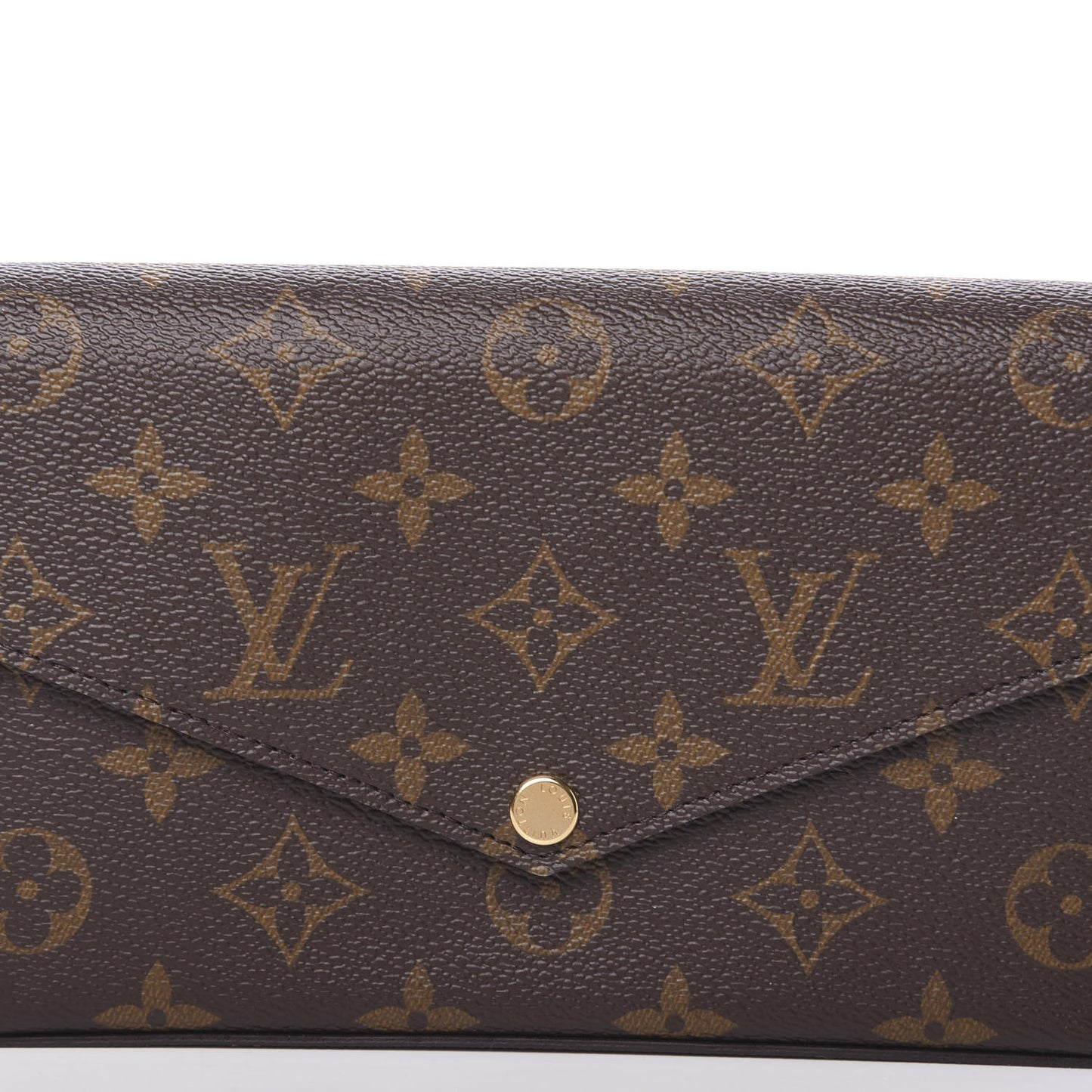 Monogram Pochette Felicie Chain Wallet Fuchsia