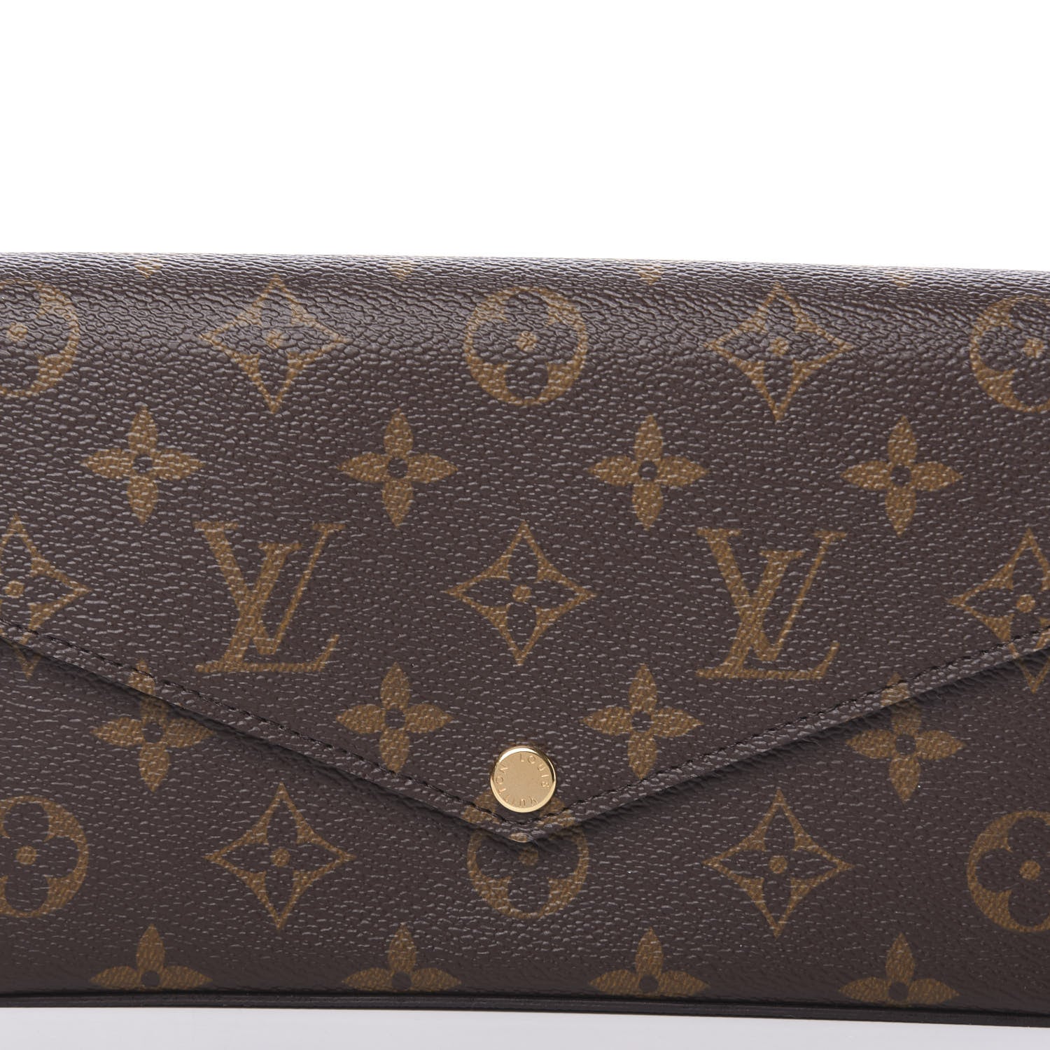 Louis Vuitton Monogram Pochette Felicie Chain Wallet Fuchsia 10 of 11