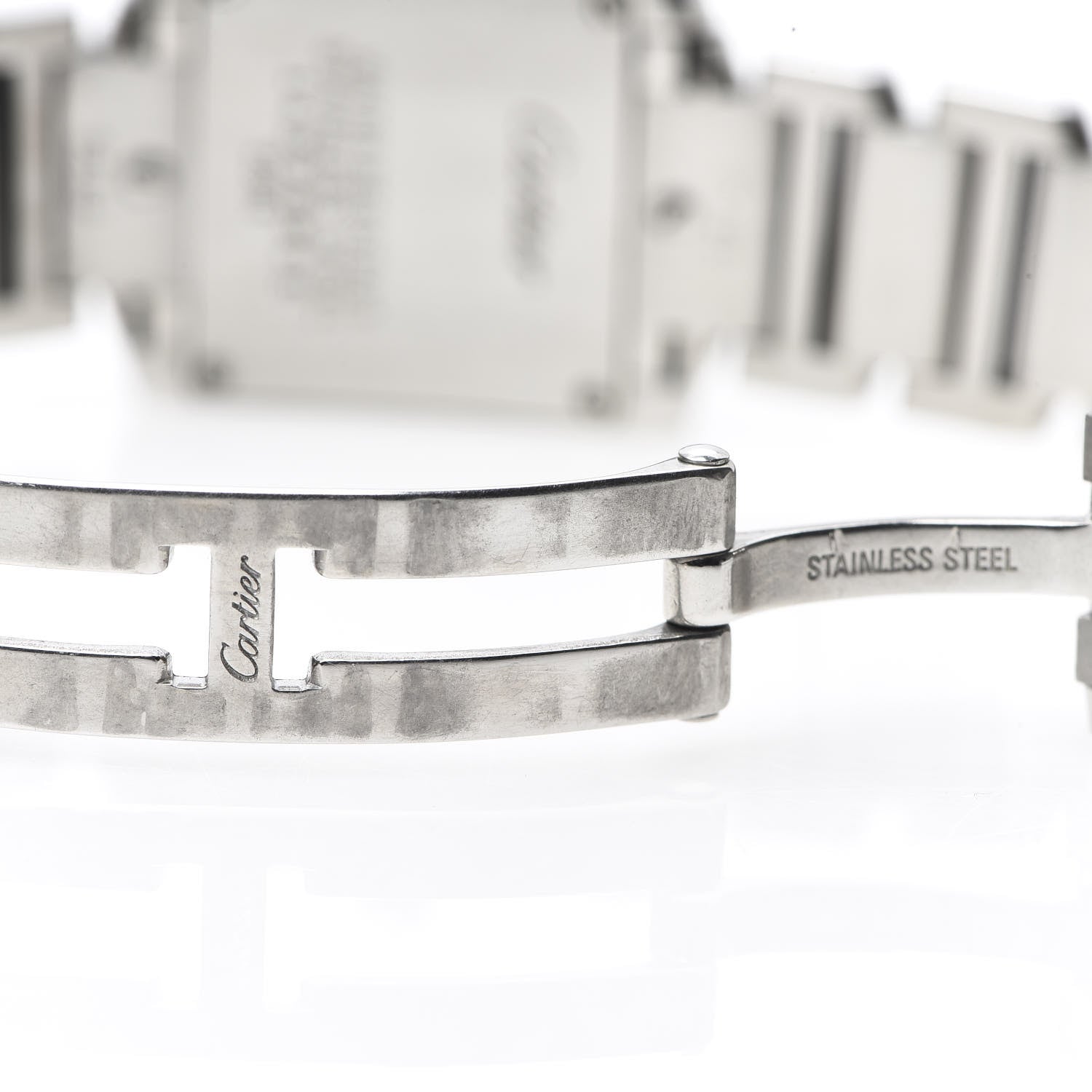Cartier Stainless Steel 20mm Tank Francaise Quartz Watch 7 of 11