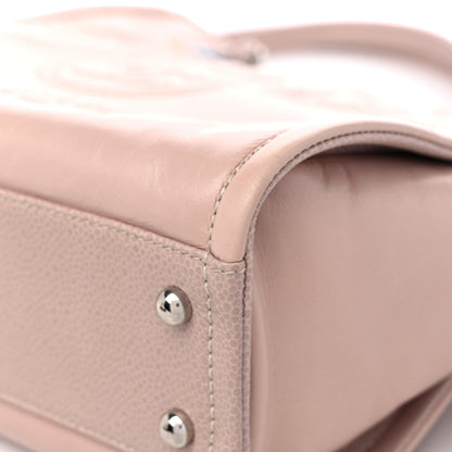 Chanel Glazed Calfskin Mini Deauville Tote Light Pink 9 of 12