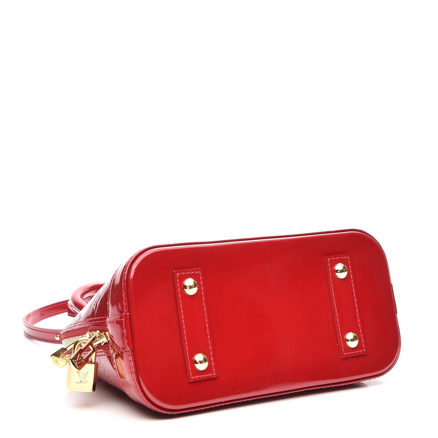 Louis Vuitton Vernis Alma BB Pomme D'Amour 5 of 8