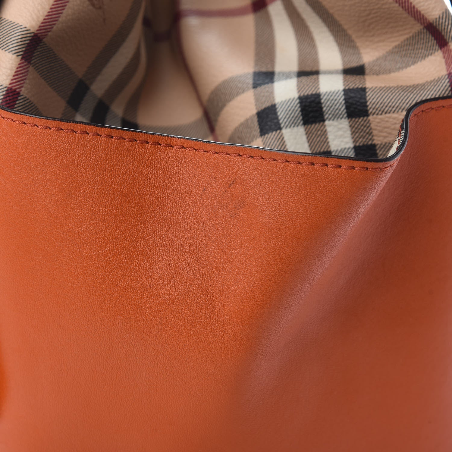Burberry Haymarket Check Small Canterbury Tote Orange 11 of 13