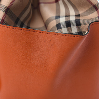 Burberry Haymarket Check Small Canterbury Tote Orange 11 of 13