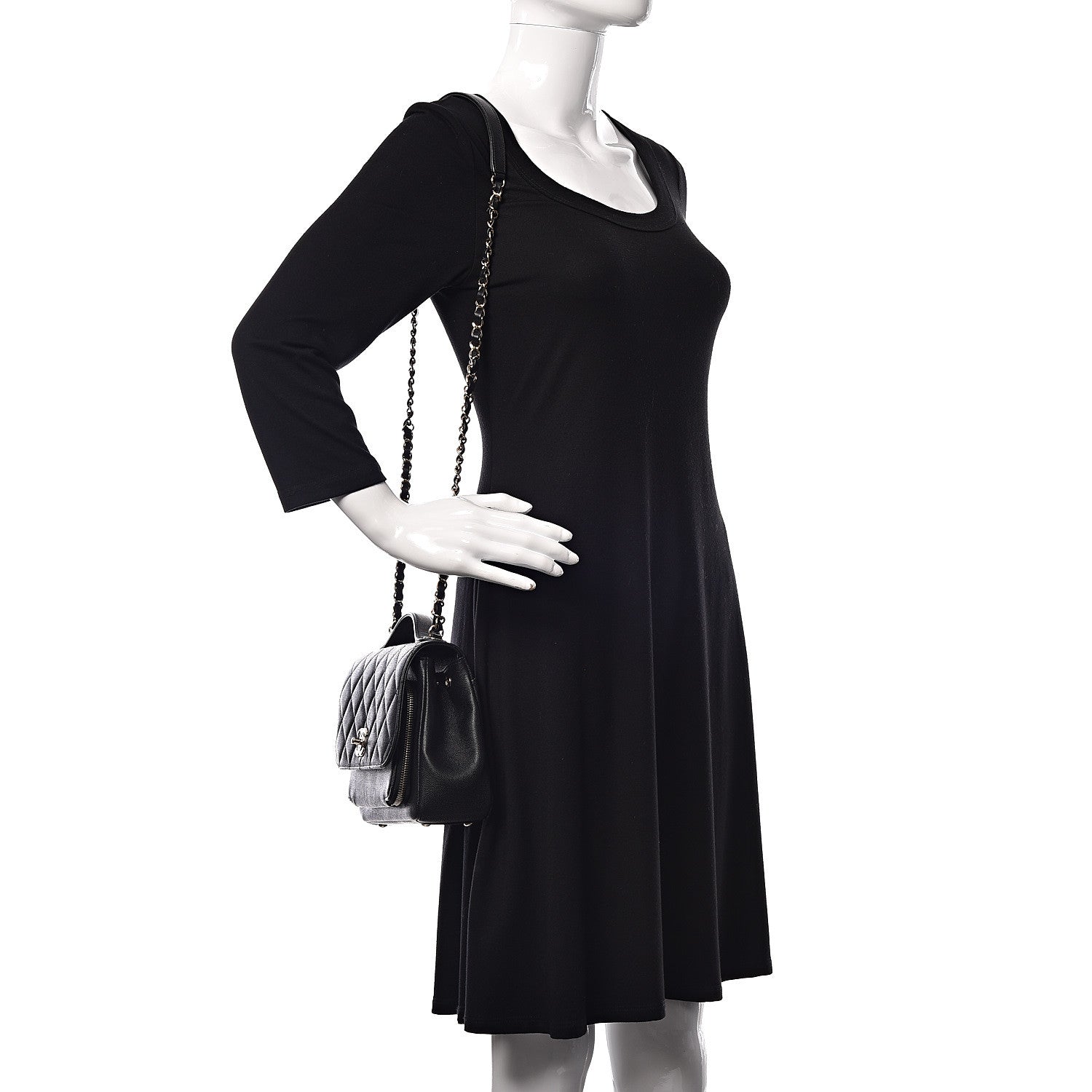 Chanel Caviar Quilted Medium Business Affinity Flap Black 2 of 11