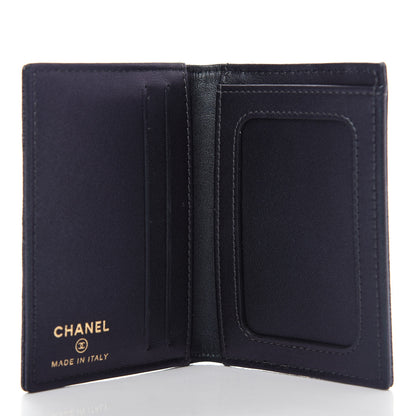 Chanel Iridescent Caviar Quilted Card Holder Wallet Black 5 of 8