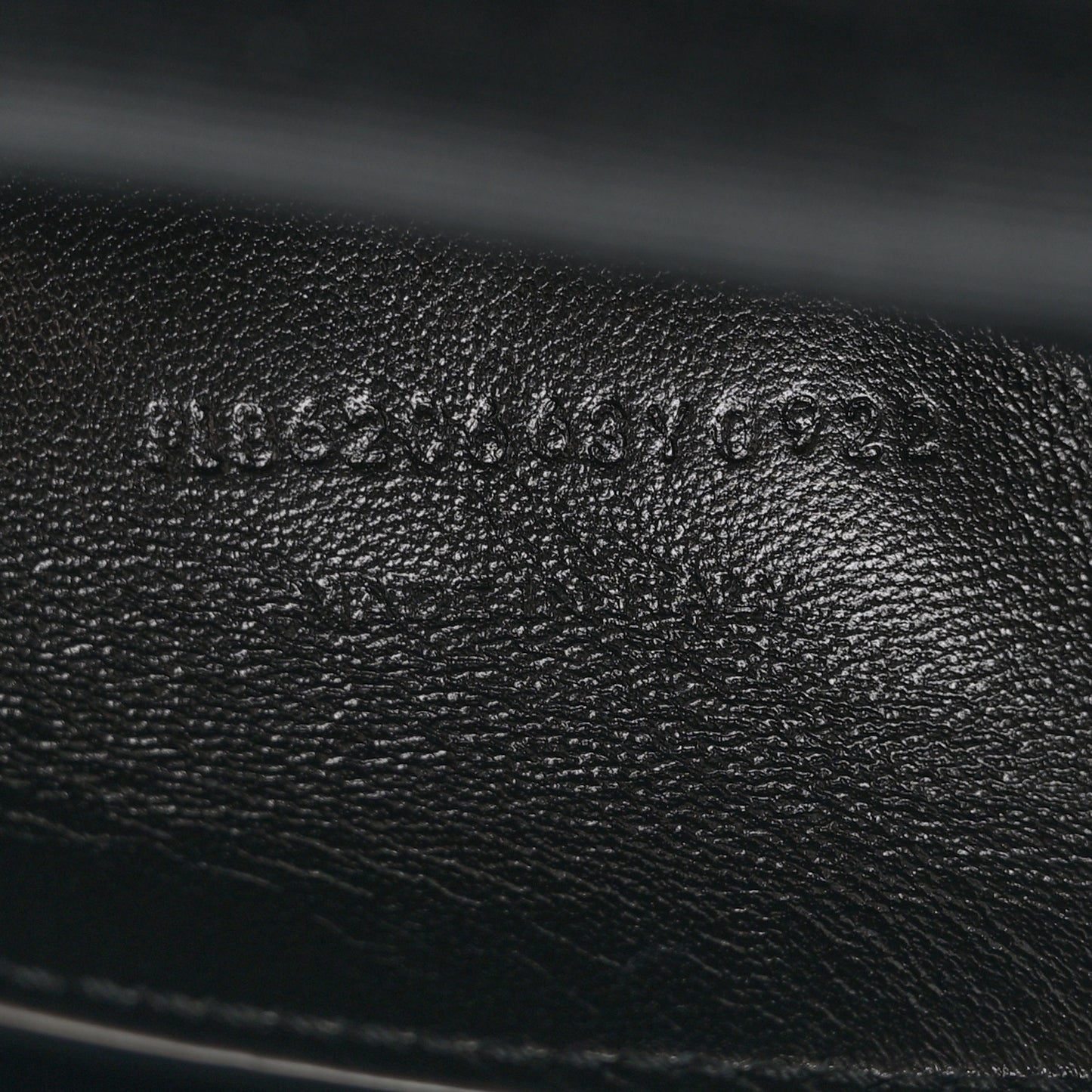 Grain De Poudre Medium West Hollywood Monogram Fold-Over Black