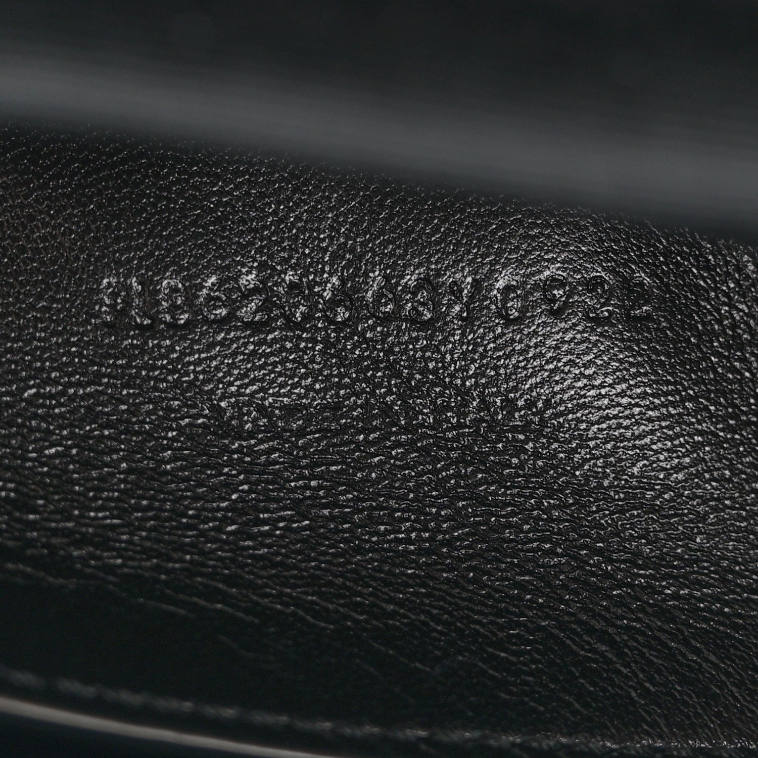 Saint Laurent Grain De Poudre Medium West Hollywood Monogram Fold-Over Black 7 of 12