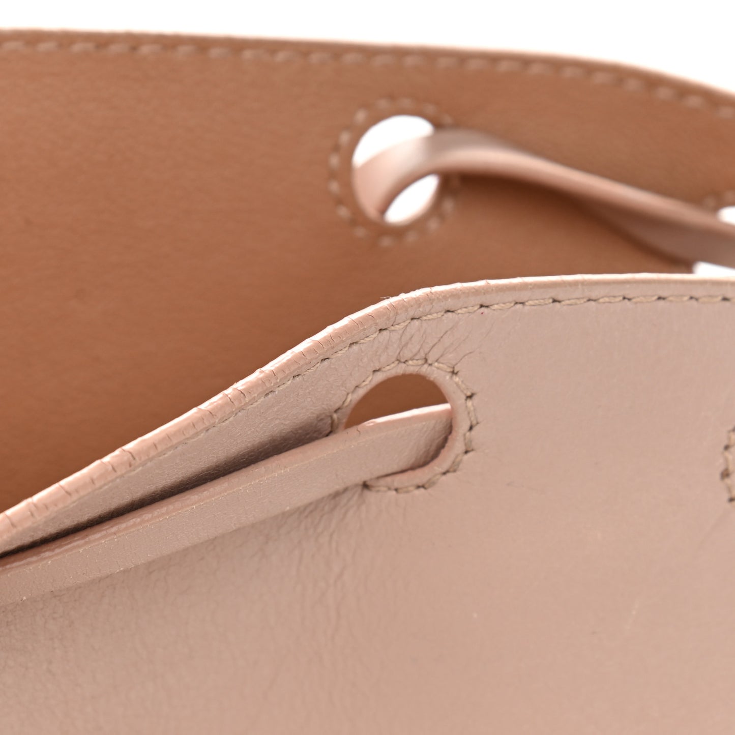 Calfskin Drawstring Shoulder Bag Sable